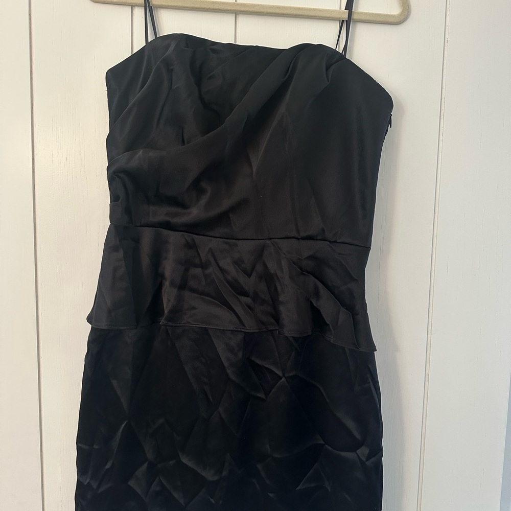 Elegant Black Strapless Dress